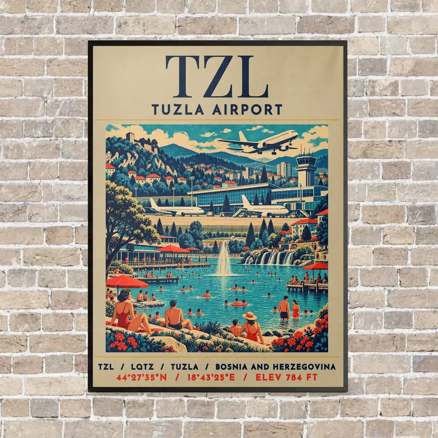 TZL - Poster - Canvas Framed - Beige