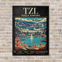 Thumbnail for TZL - Poster - Canvas Framed - Black