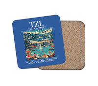 Thumbnail for TZL - Poster - Coaster - Blue