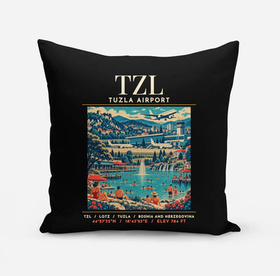 TZL - Poster - Pillow - Black