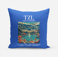 Thumbnail for TZL - Poster - Pillow - Blue
