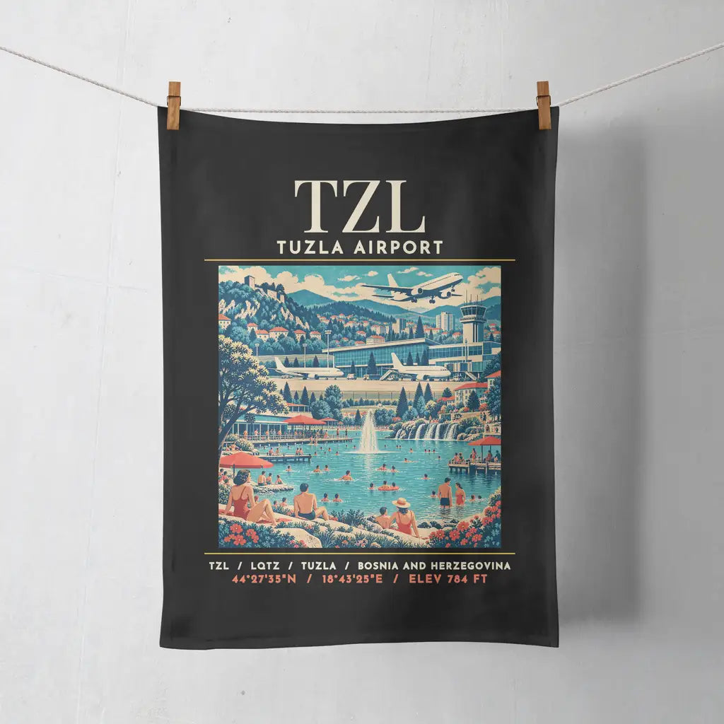 TZL - Poster - Towel - Black