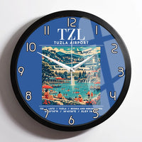 Thumbnail for TZL - Poster - Wall Clock Framed - Blue