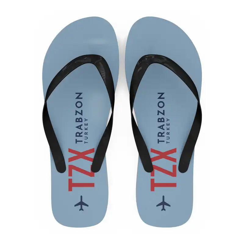Trabzon Airport (TZX) Slippers & Flip Flops - Slippers - Flip Flops - Code - Light Blue
