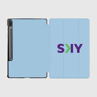Thumbnail for SKY Airline design on light blue samsung tablet case