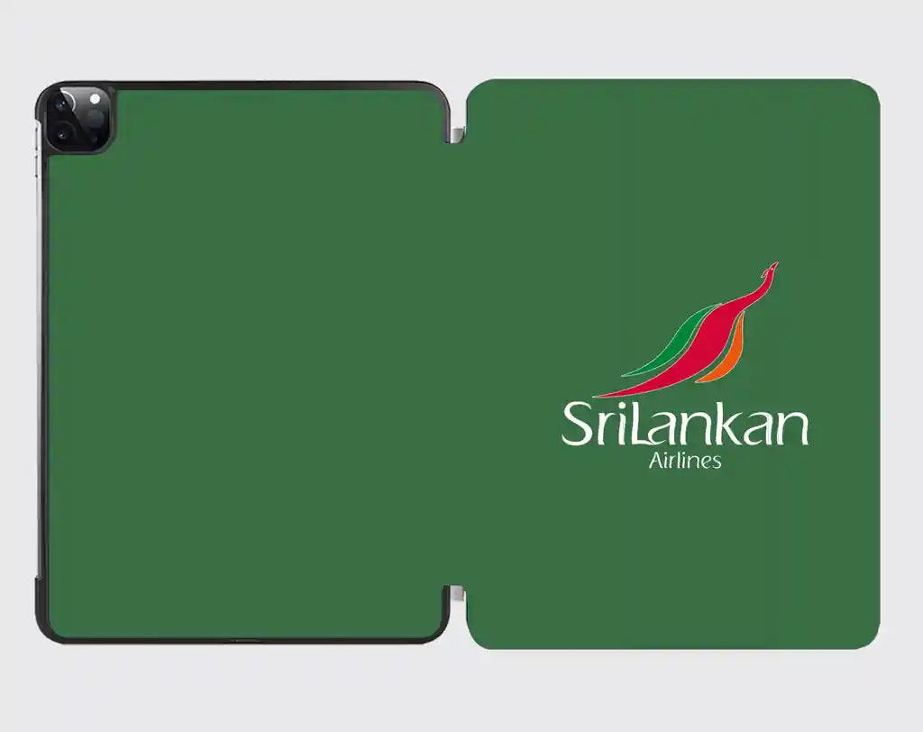 Sri Lankan Airlines design on green ipad tablet case