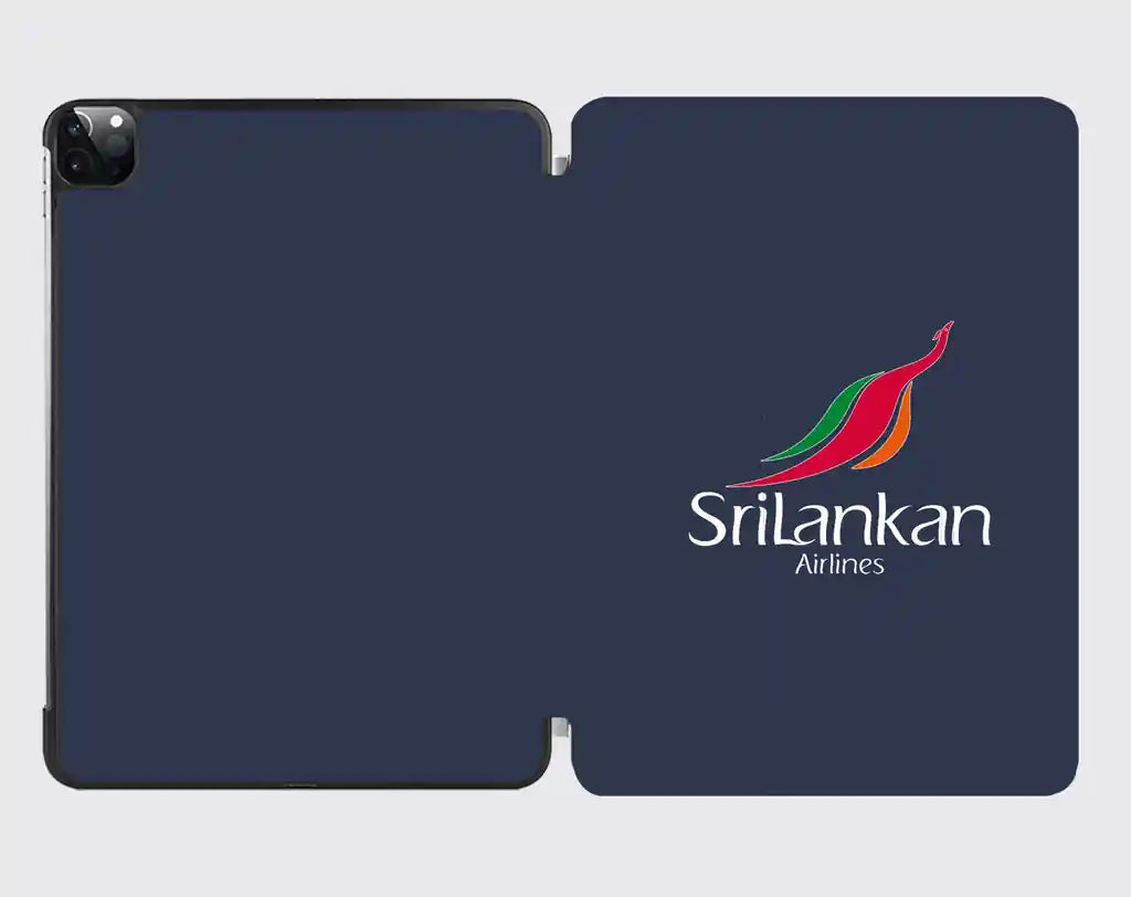 Sri Lankan Airlines design on navy blue ipad tablet case