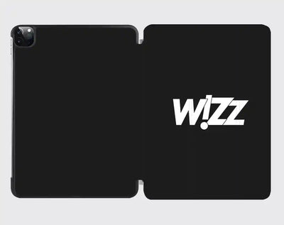 Wizz Airlines design on black ipad tablet case