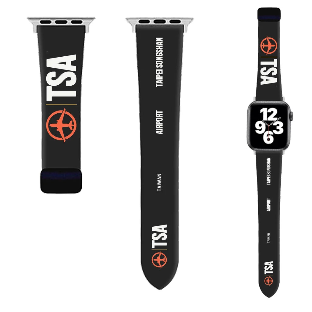 WBV6 | Taipei Songshan Airport TSA | Black (Magnetic Band)