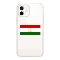 Thumbnail for Tajikistan Designed Transparent Silicone iPhone Cases