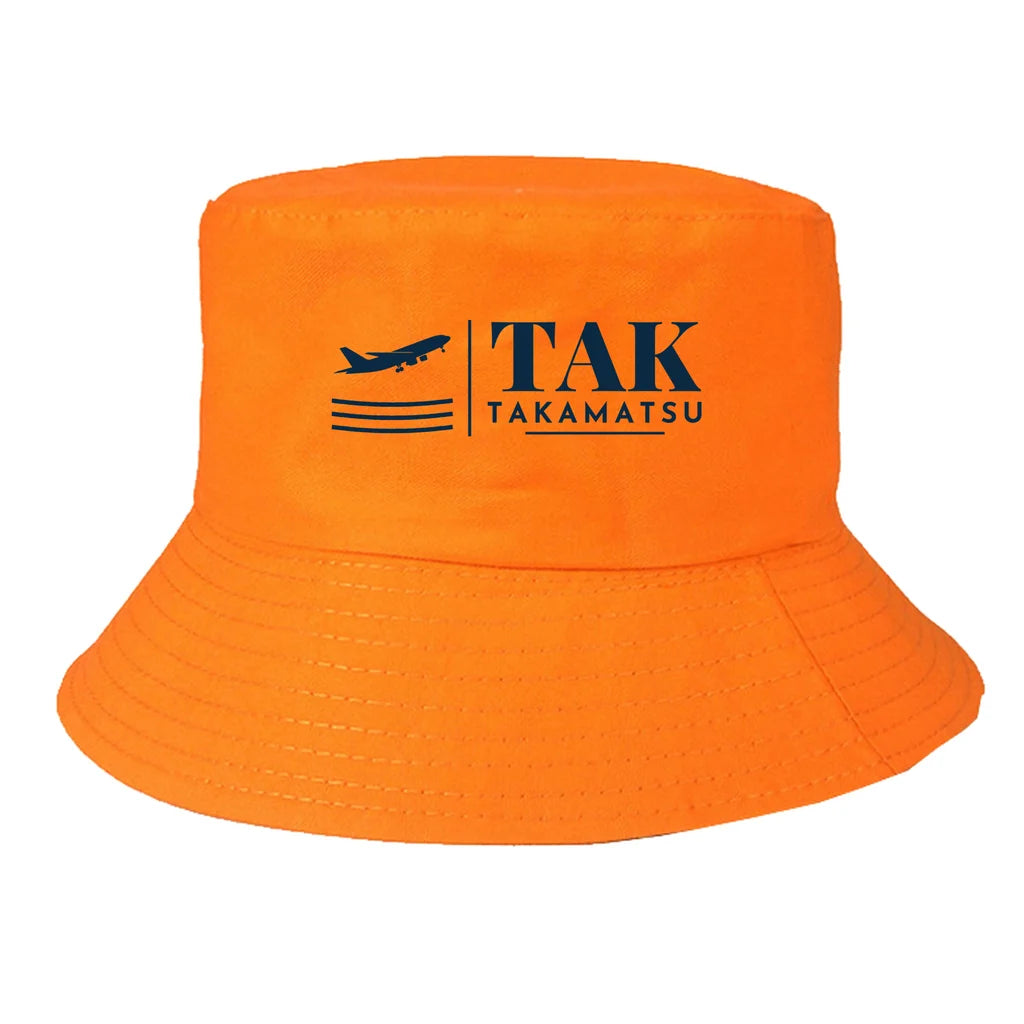 Takamatsu Airport (TAK) summer hat - orange