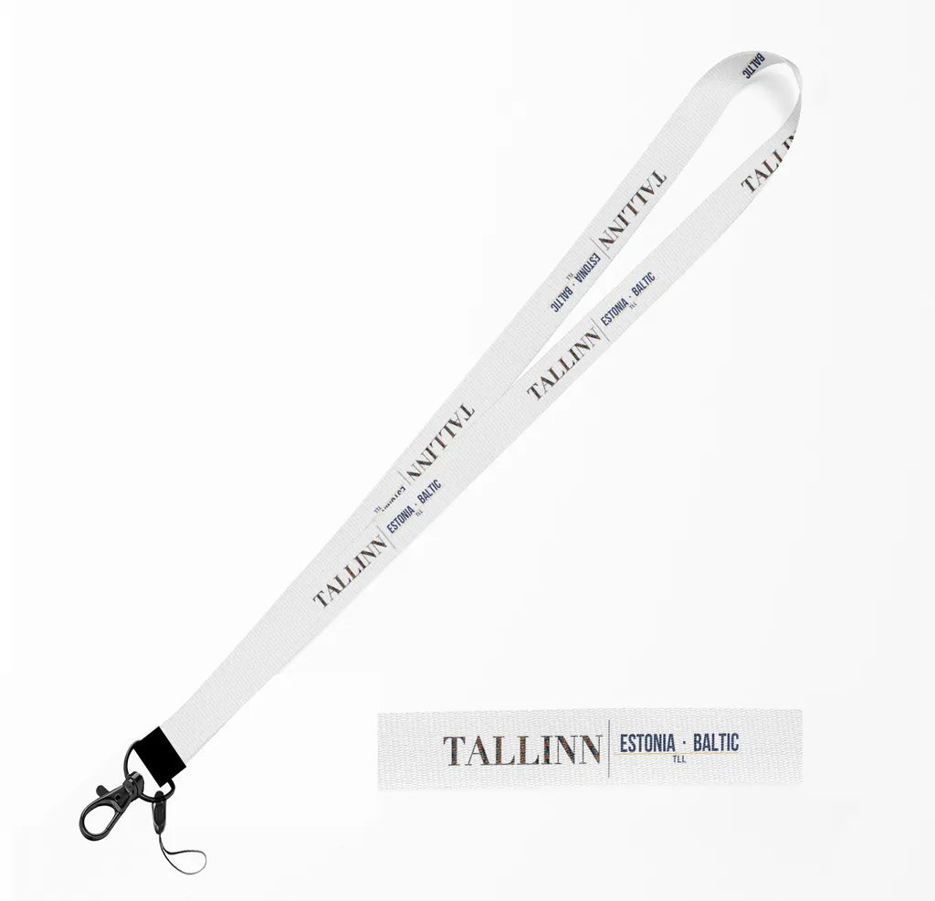 Tallinn City Series lanyard - white
