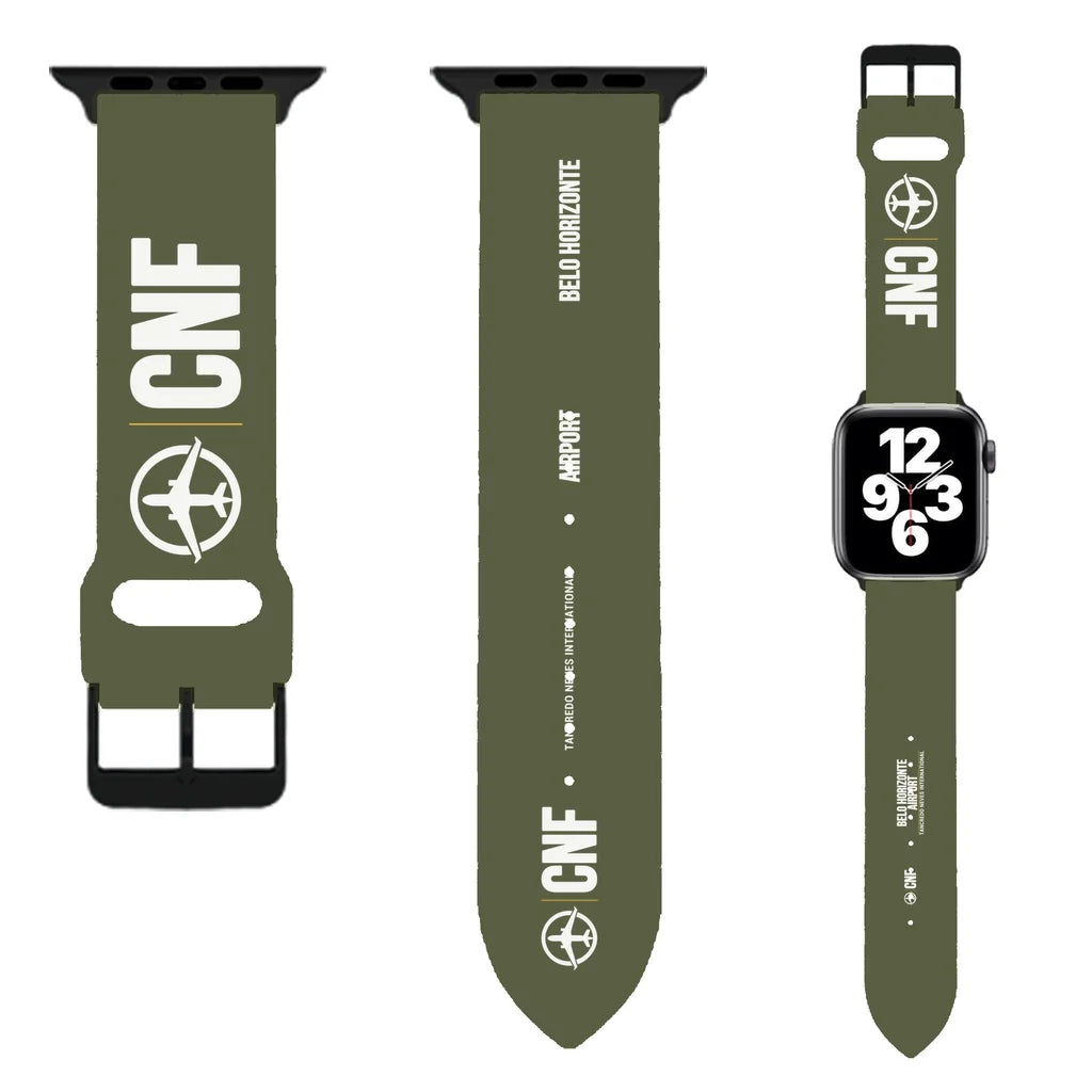 WBV6 | Tancredo Neves International Airport CNF — Belo Horizonte | Green Army (Metal Buckle)