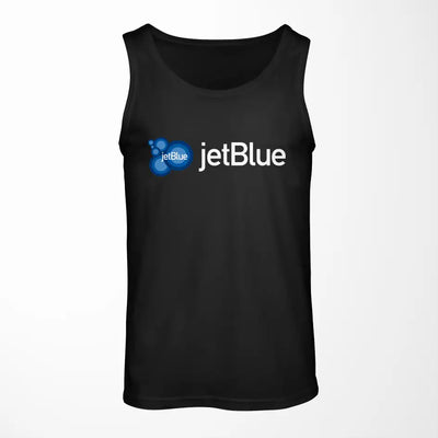 JetBlue Airways Airlines logo on black tank top