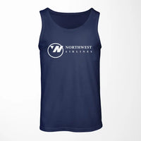 Thumbnail for Northwest Airlines (OLD) logo on dark blue tank top
