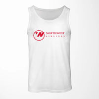 Thumbnail for Northwest Airlines (OLD) logo on white tank top
