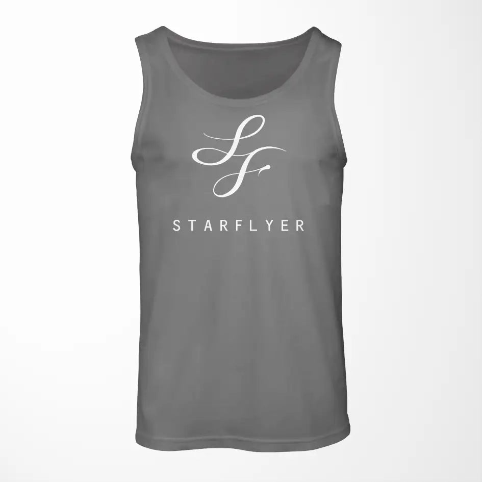 StarFlyer Airlines logo on gray tank top