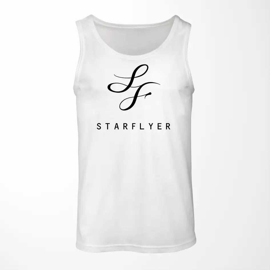 StarFlyer Airlines logo on white tank top