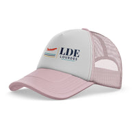 Thumbnail for Tarbes–Lourdes–Pyrénées Airport (LDE) trucker cap - light pink