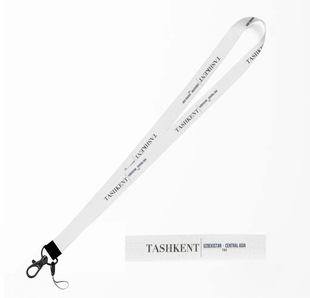 Tashkent City Series lanyard - white