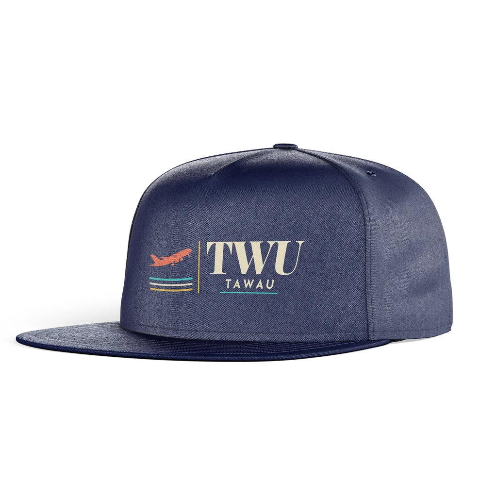 Tawau Airport (TWU) snapback - dark blue