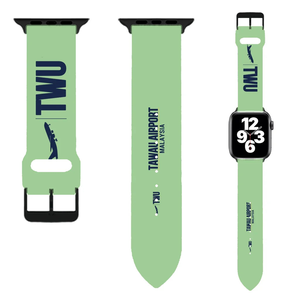 WBV6 | Tawau Airport TWU | Light Green (Metal Buckle)