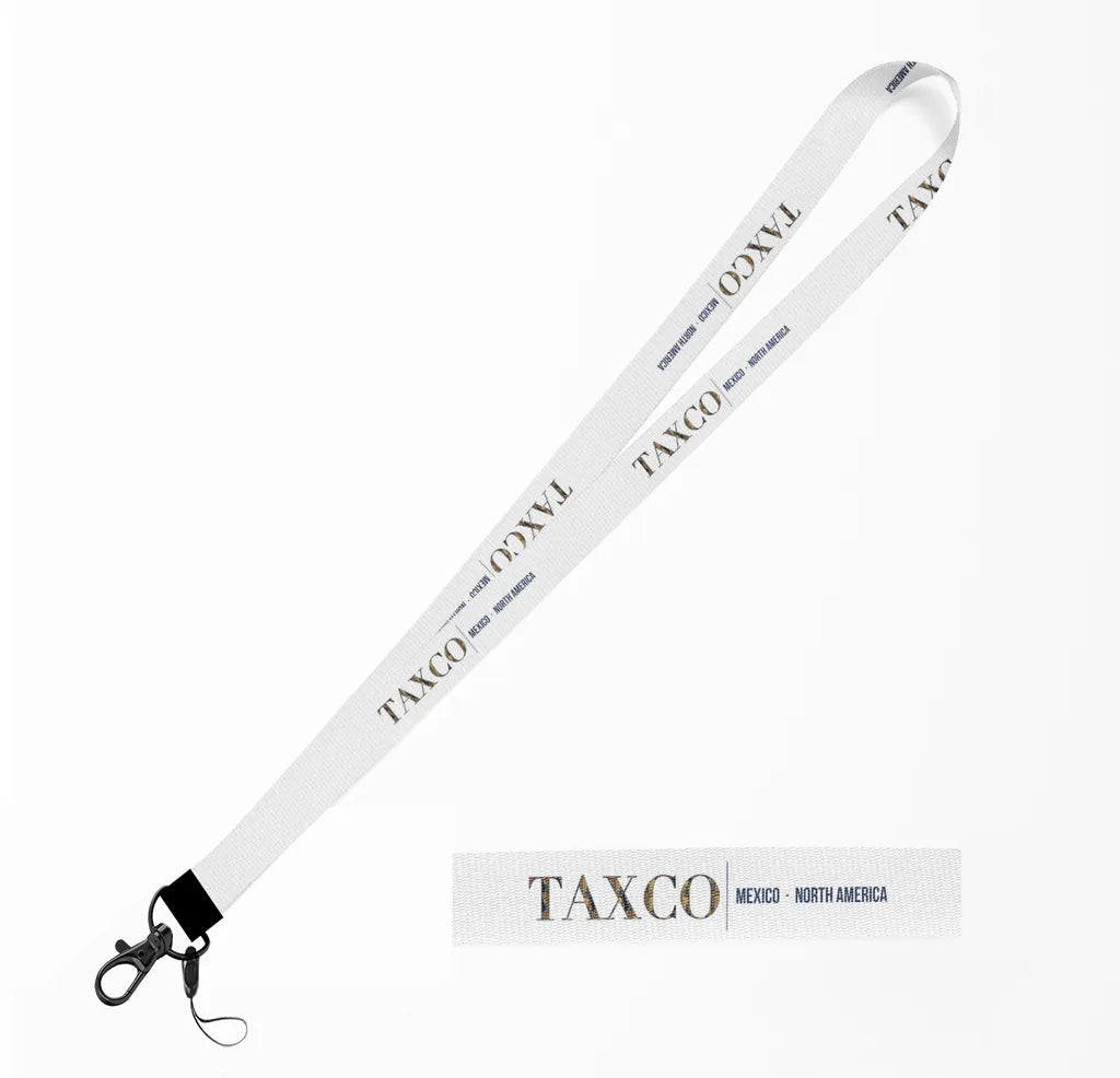 Taxco City Series lanyard - white