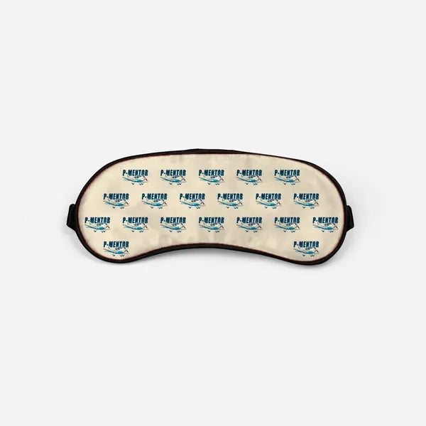 Tecnam P-Mentor - Cartoon Pattern - Sleep Mask - Beige