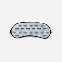 Thumbnail for Tecnam P-Mentor - Cartoon Pattern - Sleep Mask - Light Gray