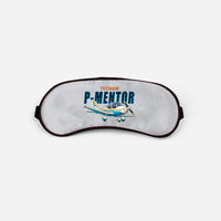 Thumbnail for Tecnam P-Mentor - Cartoon - Sleep Mask - Light Gray