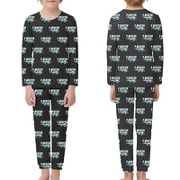 Thumbnail for Tecnam P-Mentor - Children Pajamas - Cartoon Pattern - Black