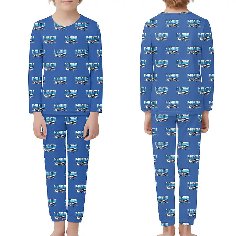 Tecnam P-Mentor - Children Pajamas - Original Pattern - Blue