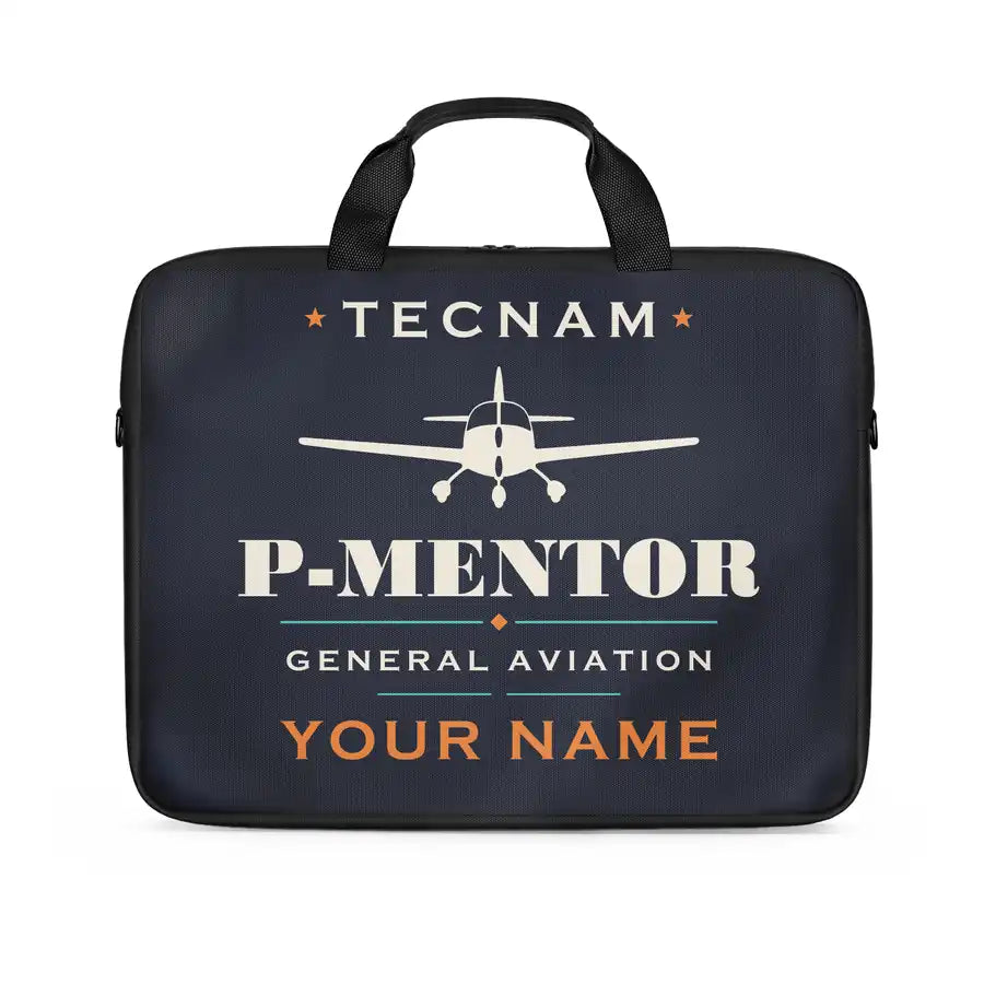 Tecnam P-Mentor - Heritage + Name - Laptop Bag