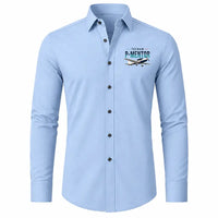 Thumbnail for Tecnam P-Mentor - Long Sleeve Shirt - Original - Light Blue