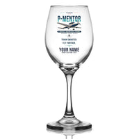 Thumbnail for Tecnam P-Mentor - Original + Name - Wine Glass