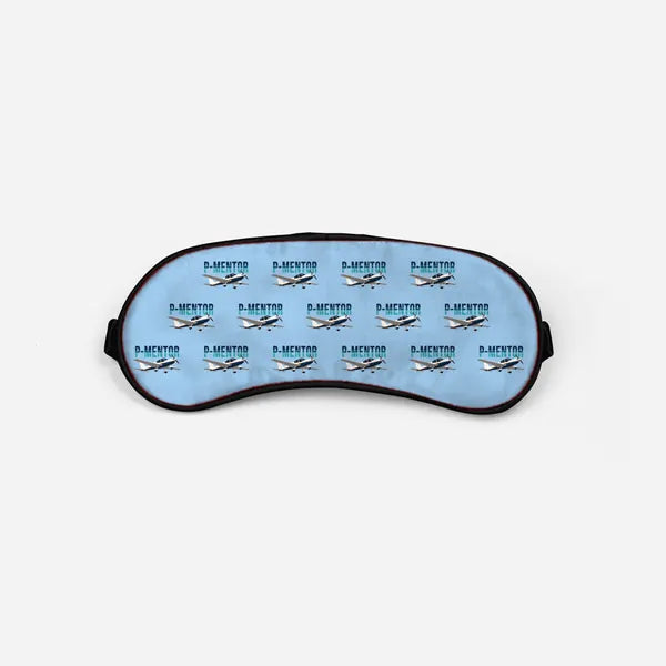 Tecnam P-Mentor - Original Pattern - Sleep Mask - Light Blue