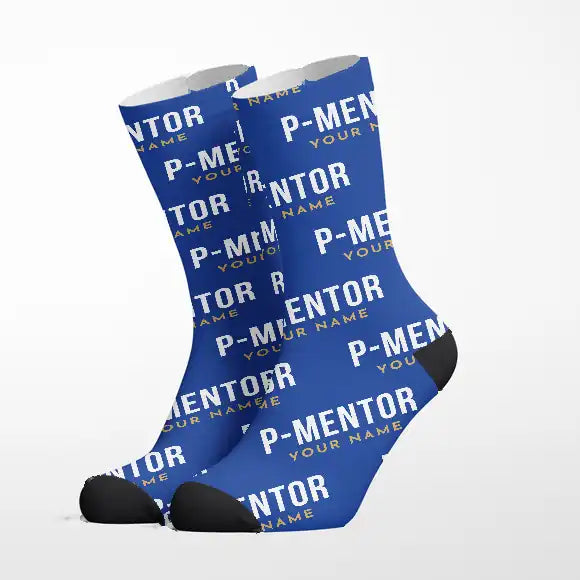 Tecnam P-Mentor - Socks - Royal Blue + Name