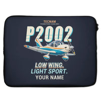 Thumbnail for Tecnam P2002 Sierra MkII - Cartoon + Name - Laptop Sleeve