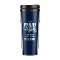 Thumbnail for Tecnam P2002 Sierra MkII - Cartoon + Name - Plastic (No Holder) - Dark Blue