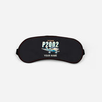 Thumbnail for Tecnam P2002 Sierra MkII - Cartoon + Name - Sleep Mask - Black