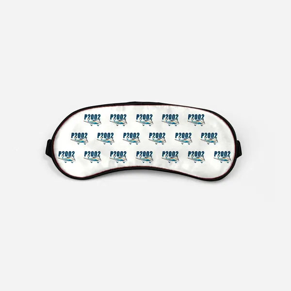 Tecnam P2002 Sierra MkII - Cartoon Pattern - Sleep Mask - White