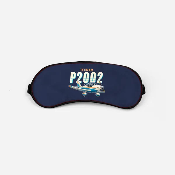 Tecnam P2002 Sierra MkII - Cartoon - Sleep Mask - Navy Blue