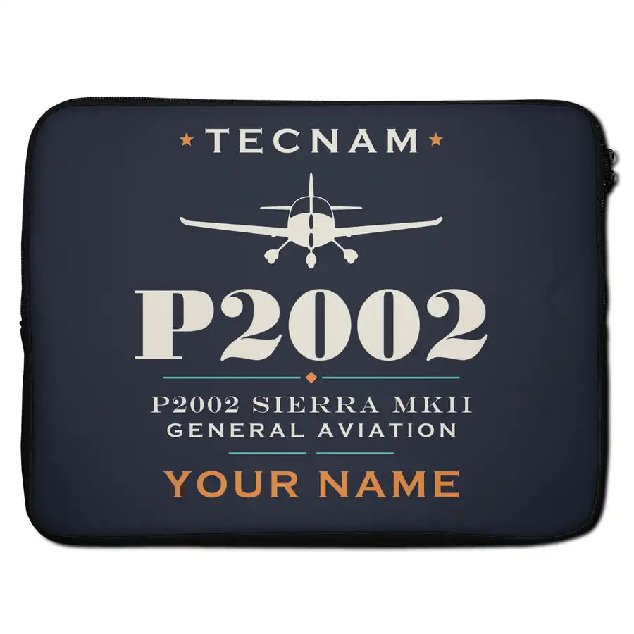 Tecnam P2002 Sierra MkII - Heritage + Name - Laptop Sleeve