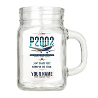 Thumbnail for Tecnam P2002 Sierra MkII - Original + Name - Cocktail Glass (Mason Jar)