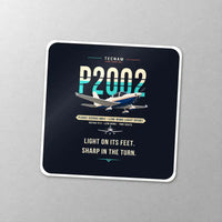 Thumbnail for Tecnam P2002 Sierra MkII - Original - Square Sticker - Close-up