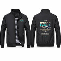 Thumbnail for Tecnam P2002 Sierra MkII Stylish Jackets - Stand Collar - Original - Black