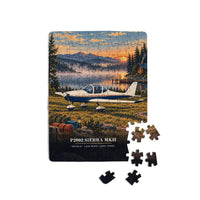 Thumbnail for Tecnam P2002 Sierra MkII - Vertical + Text - Canvas Puzzle