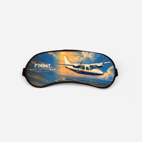 Tecnam P2006T - 3D + Name - Sleep Mask - Full Print