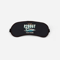 Thumbnail for Tecnam P2006T - Cartoon + Name - Sleep Mask - Black