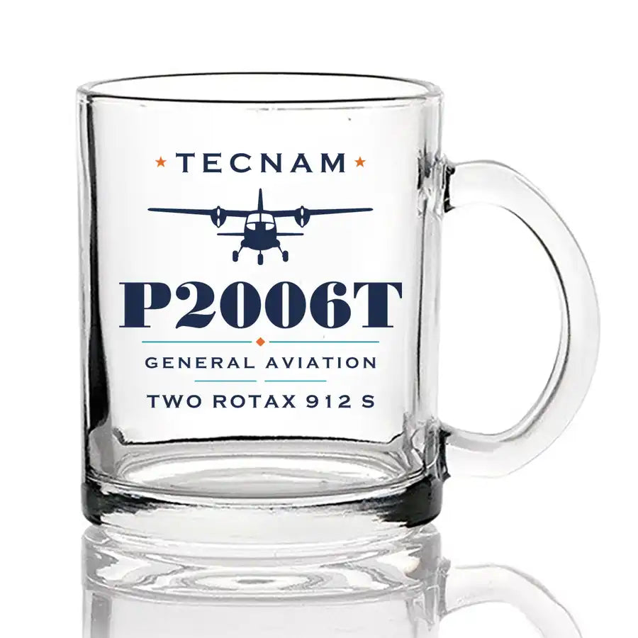 Tecnam P2006T - Heritage - Coffee & Tea Glass